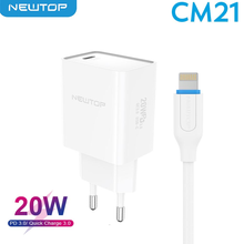 Carica l'immagine nel visualizzatore di Gallery, Caricatore 20W PD Con Cavo TYPE-C To Lightning Newtop CM21